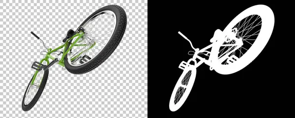 Modernes Bmx Fahrrad Auf Weißem Hintergrund — Stockfoto