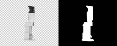 Arka planda maske ile karıştırıcı izole. 3d görüntüleme - illüstrasyon