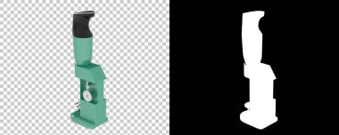 Arka planda maske ile karıştırıcı izole. 3d görüntüleme - illüstrasyon