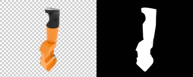 Arka planda maske ile karıştırıcı izole. 3d görüntüleme - illüstrasyon