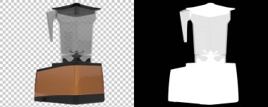 Arka planda maske ile karıştırıcı izole. 3d görüntüleme - illüstrasyon