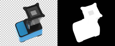 Arka planda maske ile karıştırıcı izole. 3d görüntüleme - illüstrasyon