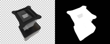 Arka planda maske ile karıştırıcı izole. 3d görüntüleme - illüstrasyon