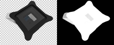 Arka planda maske ile karıştırıcı izole. 3d görüntüleme - illüstrasyon