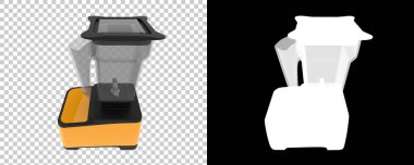 Arka planda maske ile karıştırıcı izole. 3d görüntüleme - illüstrasyon