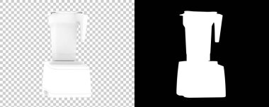 Arka planda maske ile karıştırıcı izole. 3d görüntüleme - illüstrasyon