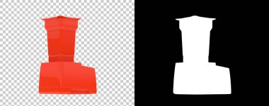 Arka planda maske ile karıştırıcı izole. 3d görüntüleme - illüstrasyon