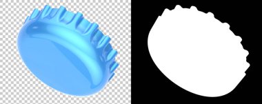 bira kapağı gerçekçi illüstrasyon beyaz üzerine izole 