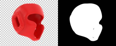 Boks kaskının güzel bir çizimi