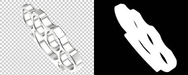 Brass Knuckles 3d illustration