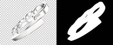 Brass Knuckles 3d illustration