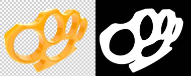 Brass Knuckles 3d illustration