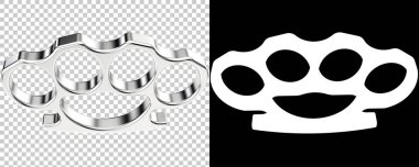 Brass Knuckles 3d illustration