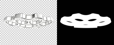 Brass Knuckles 3d illustration