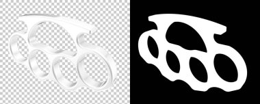 Brass Knuckles 3d illustration