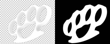 Brass Knuckles 3d illustration