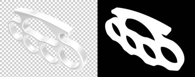 Brass Knuckles 3d illustration