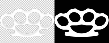 Brass Knuckles 3d illustration