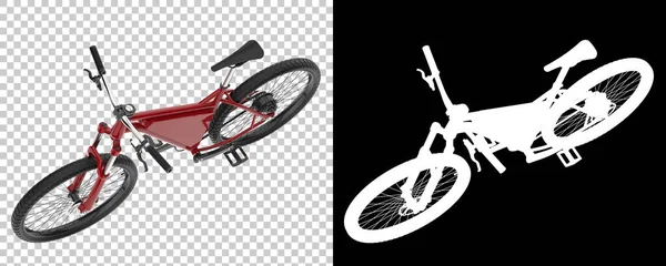 Bicycle Isolated White Black Background Rendering Illustration — Stock Photo, Image