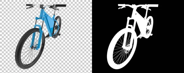 Bicycle Isolated White Black Background Rendering Illustration — Stock Photo, Image