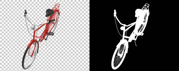 Klasyczny Rower Izolowany Białym Tle Renderowanie Ilustracja — Zdjęcie stockowe