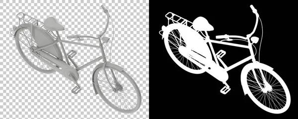 Классический Велосипед Изолирован Белом Фоне Рендеринг Иллюстрация — стоковое фото