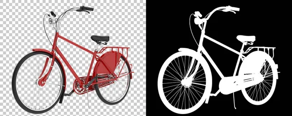 클래식 자전거 배경에 렌더링 일러스트 — 스톡 사진