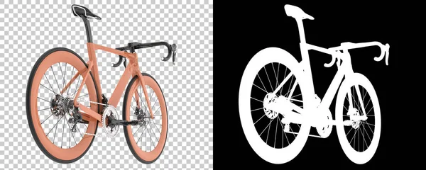 Bicicleta Clásica Aislada Sobre Fondo Blanco Representación Ilustración — Foto de Stock