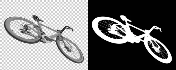 Klasszikus Kerékpár Elszigetelt Fehér Háttérrel Renderelés Illusztráció — Stock Fotó