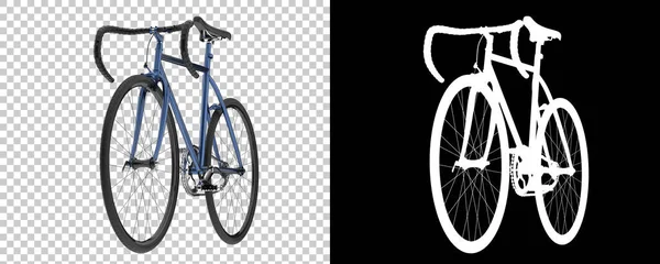 Bicicleta Clásica Aislada Sobre Fondo Blanco Representación Ilustración —  Fotos de Stock
