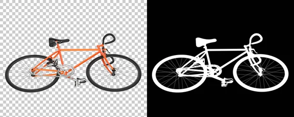 Bicicleta Clásica Aislada Sobre Fondo Blanco Representación Ilustración —  Fotos de Stock