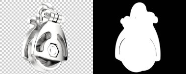 Crane izole. 3d görüntüleme - illüstrasyon