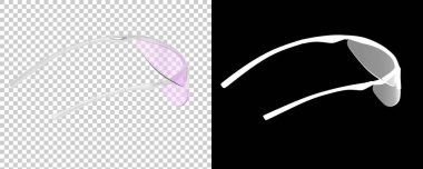 Tesisatçı arabası beyaz arka planda izole edilmiş. 3d görüntüleme - illüstrasyon