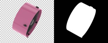 Şeffaf ve siyah arkaplanda elektrik vantilatörü