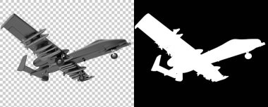 askeri uçak illüstrasyonu kapat