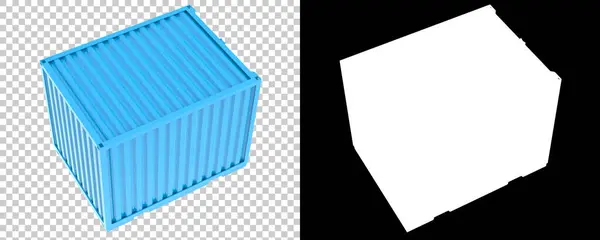 Containerbox Darstellung — Stockfoto