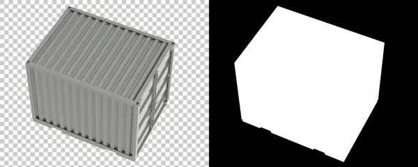 Rendering Illustration Container Cargo Box — Stock Photo, Image