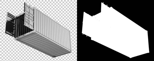 Rendering Illustration Storage Cargo Container Box — Stock Photo, Image