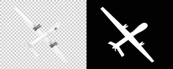 Drone Isolated White Background Rendering Illustration — Photo