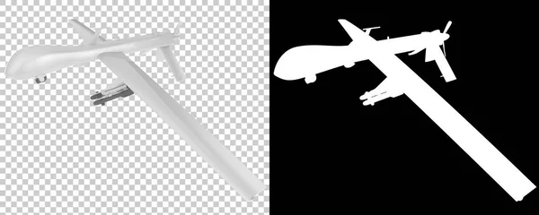 Drone Isolated White Background Rendering Illustration — Φωτογραφία Αρχείου