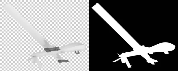 Drone Isolated White Background Rendering Illustration — Stockfoto