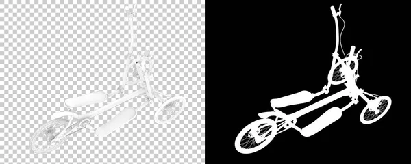 Elliptical Bikes Wheels Pedals Illustration — Stock Photo, Image
