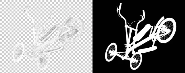 Эллиптические Велосипеды Колесами Педалями Иллюстрация — стоковое фото