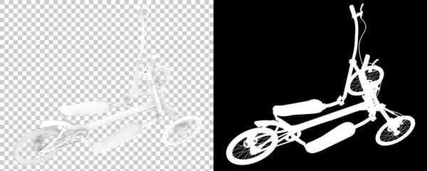 Bicicletas Elípticas Com Rodas Pedais Ilustração — Fotografia de Stock