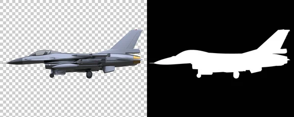 Fighter Jet Isolated White Background Rendering Illustration — Stock Photo, Image