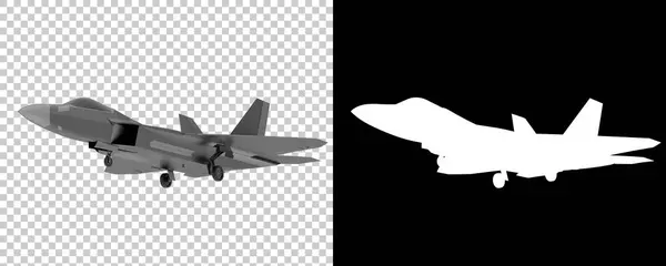 Bela Ilustração Avião Militar — Fotografia de Stock