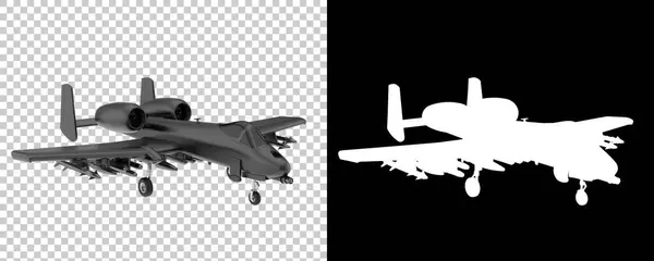 Avion Militaire Illustration Gros Plan — Photo