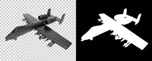 Στρατιωτικό Αεροσκάφος Κοντά Εικονογράφηση — Φωτογραφία Αρχείου