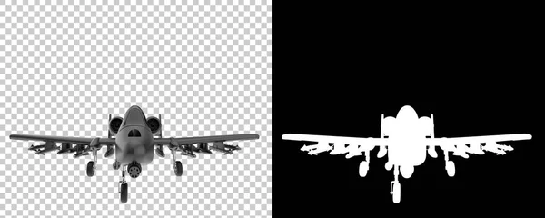 Militära Flygplan Närbild Illustration — Stockfoto