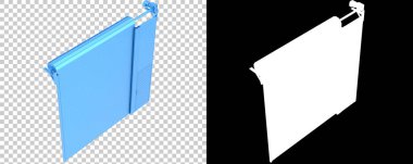 Garaj kapısı beyaz arka planda izole edilmiş. 3d görüntüleme - illüstrasyon